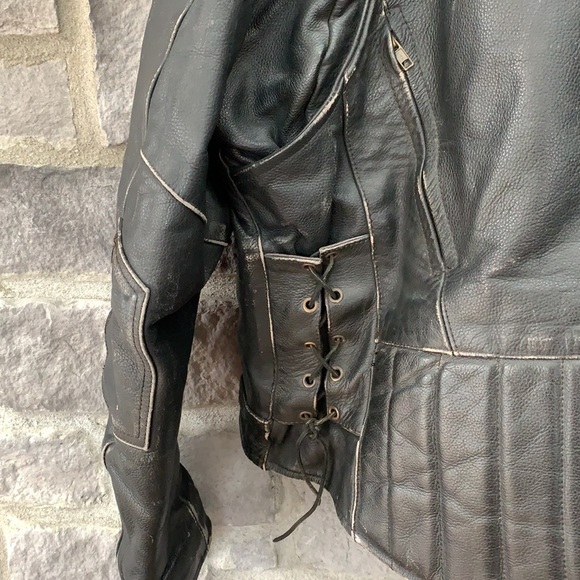 Premium leather motorcycle jacket - Picture 5 of 9